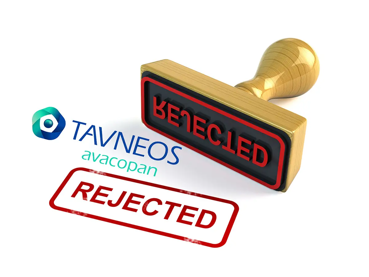 VPDE tavneos rejected